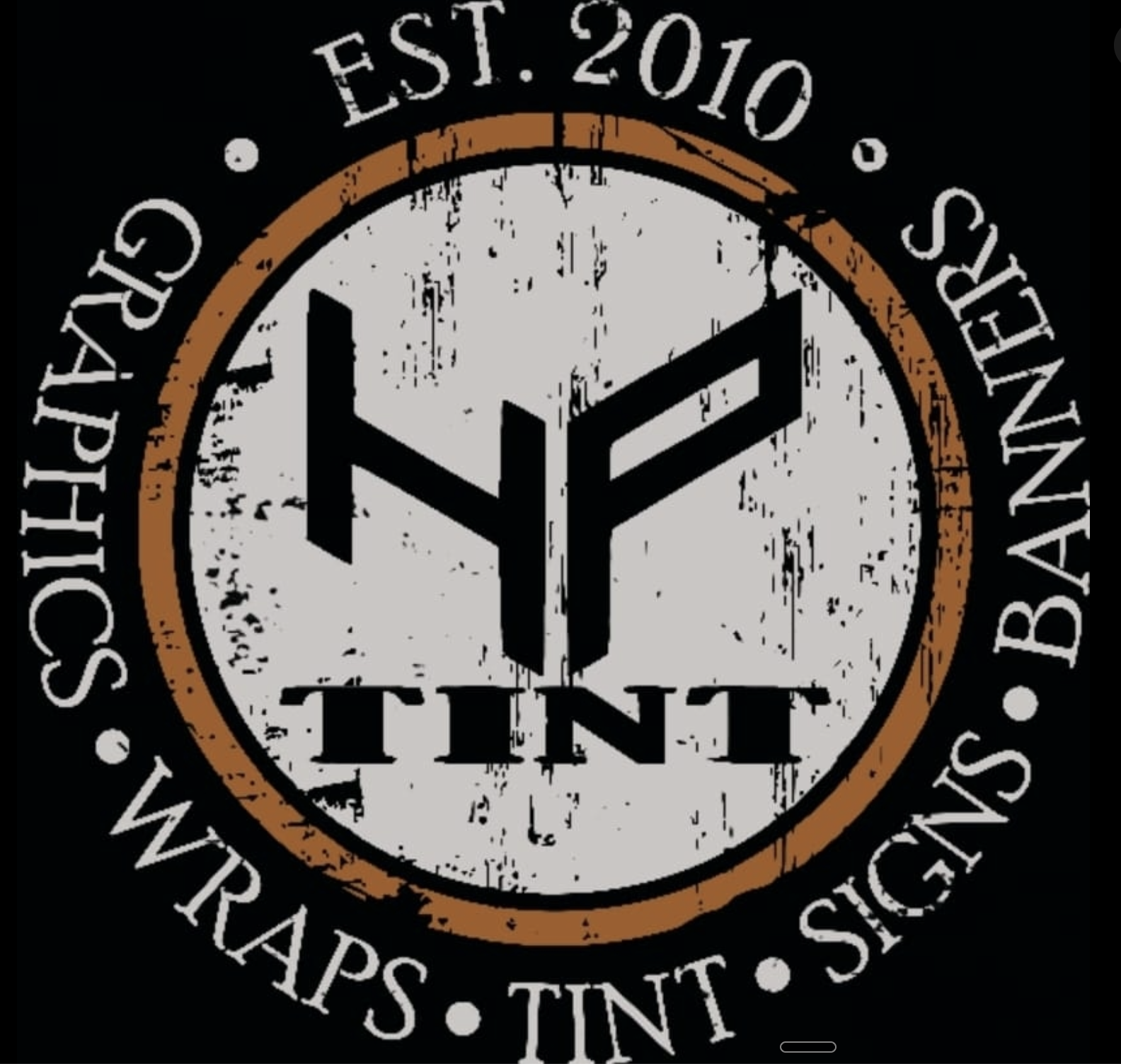 H.P. Tint Graphics and Signs logo